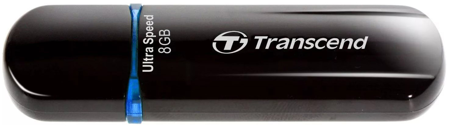 Флешка Transcend JetFlash 600 8ГБ Black (TS8GJF600)