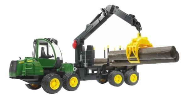 фото Трактор bruder john deere 1210e с прицепом