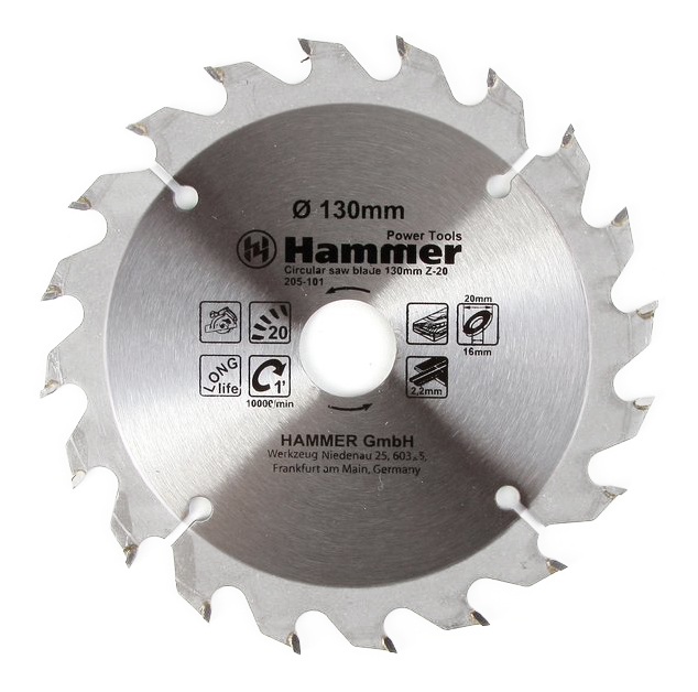 Пильный диск по дереву  Hammer 30651