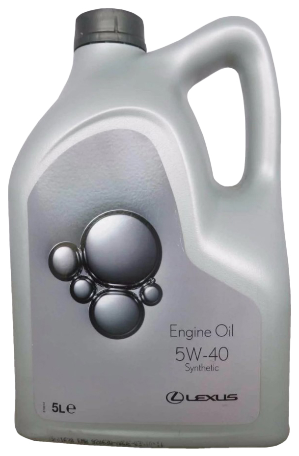 фото Моторное масло lexus engine oil synthetic 5w40 5 л