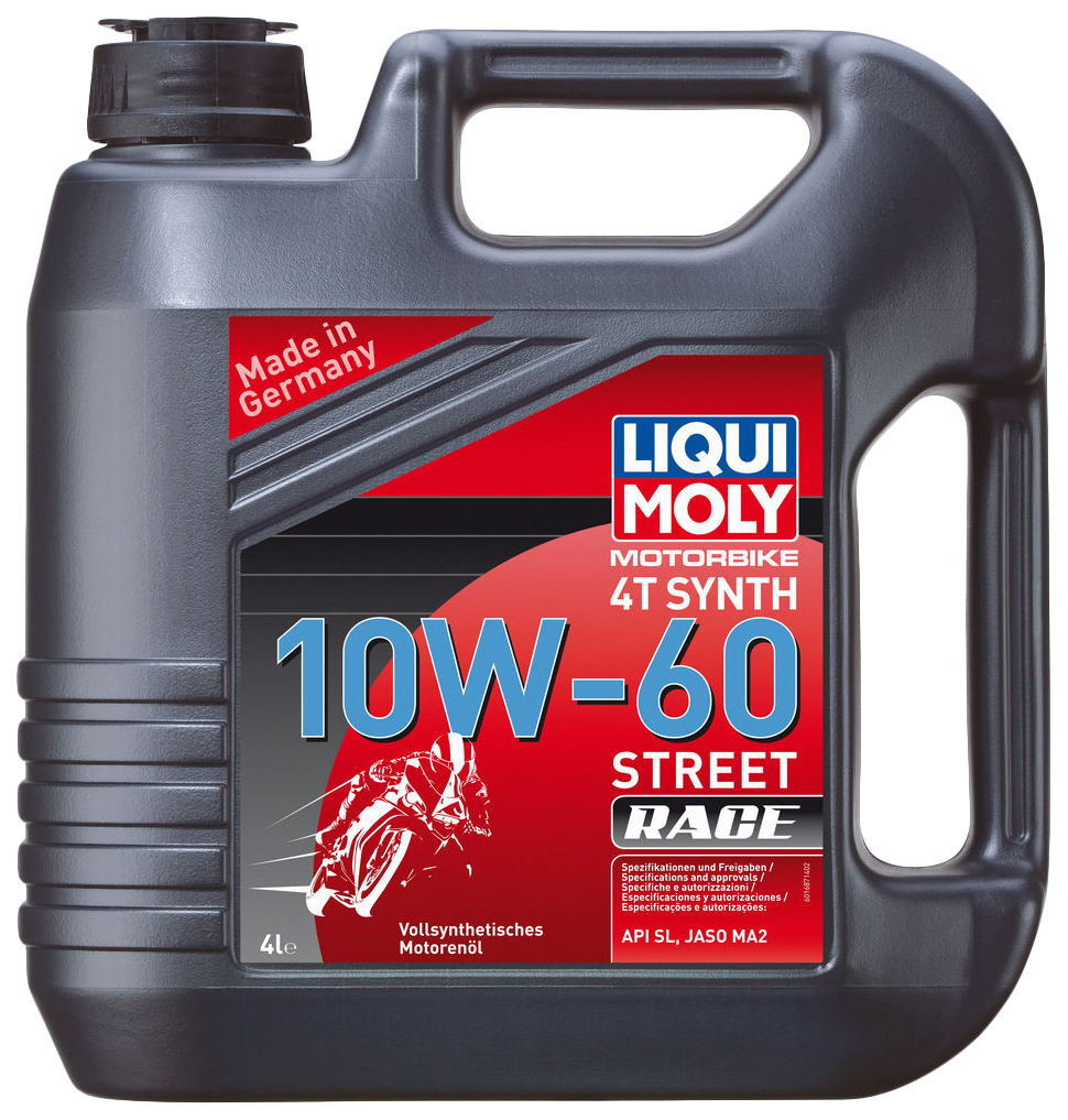 фото Моторное масло liqui moly motorbike 4t synth street race 10w-60 4л