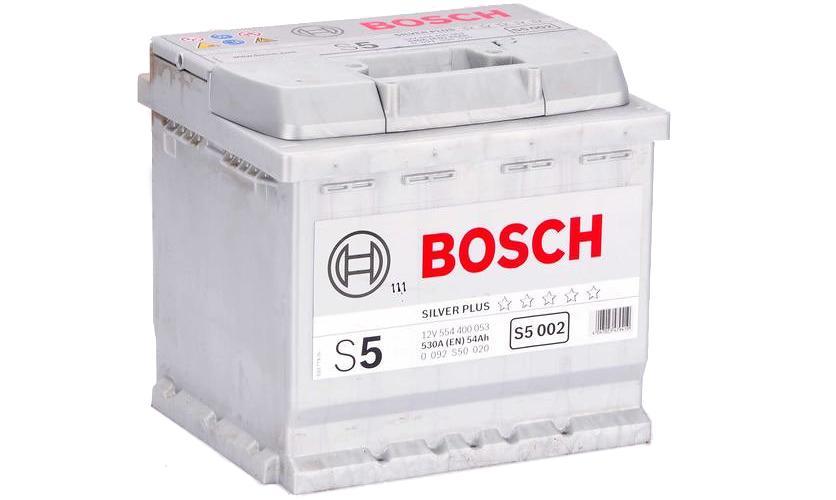 фото Аккумулятор автомобильный bosch s5 silver plus 0 092 s50 020 54 ач