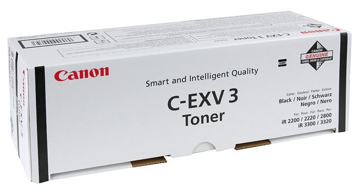 Тонер для лазерного принтера Canon C-EXV3 (6647A002) черный, оригинальный