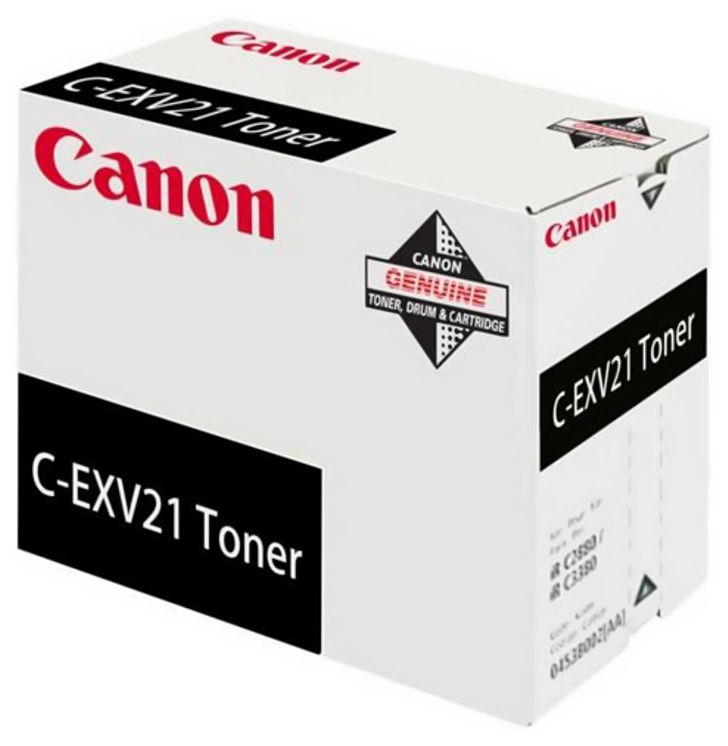 фото Картридж для лазерного принтера canon c-exv21bk (0452b002) черный, оригинал