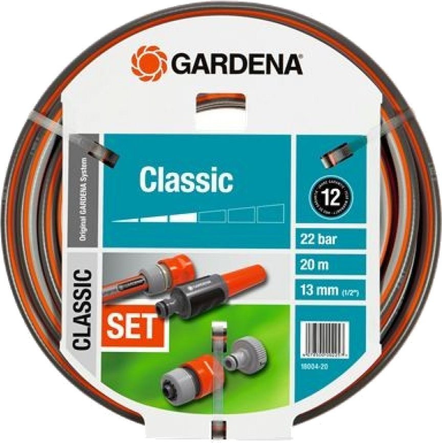 фото Шланг для полива gardena classic 1/2" 18004-20.000.00 20 м