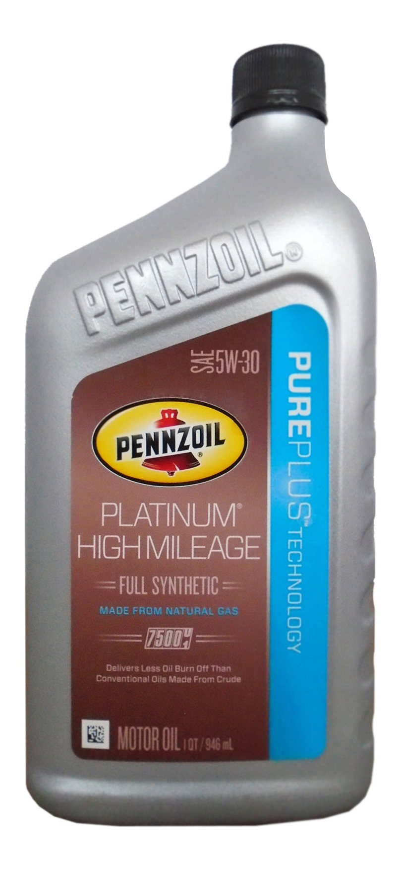 фото Моторное масло pennzoil platinum high mileage 5w-30 0,946л