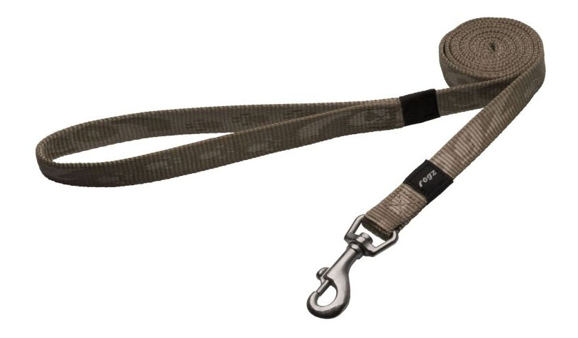 фото Поводок удлиненный для собак rogz alpinist m-16мм 1,8 м, золотистый hll23m