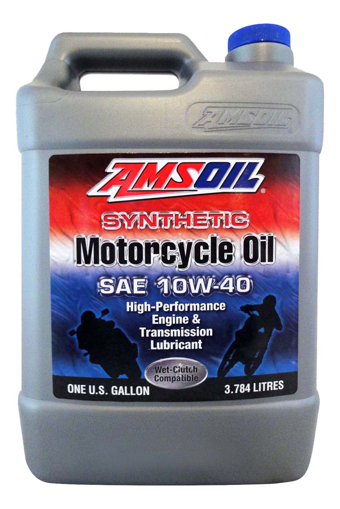 фото Моторное масло amsoil metric motorcycle 10w-40 3,784л