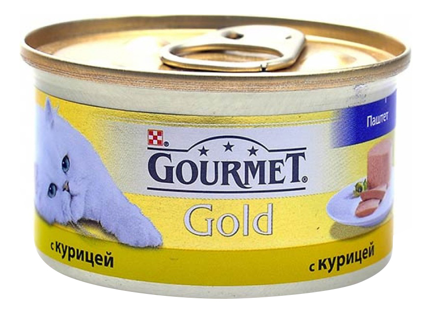 фото Консервы для кошек gourmet gold, курица, 85г