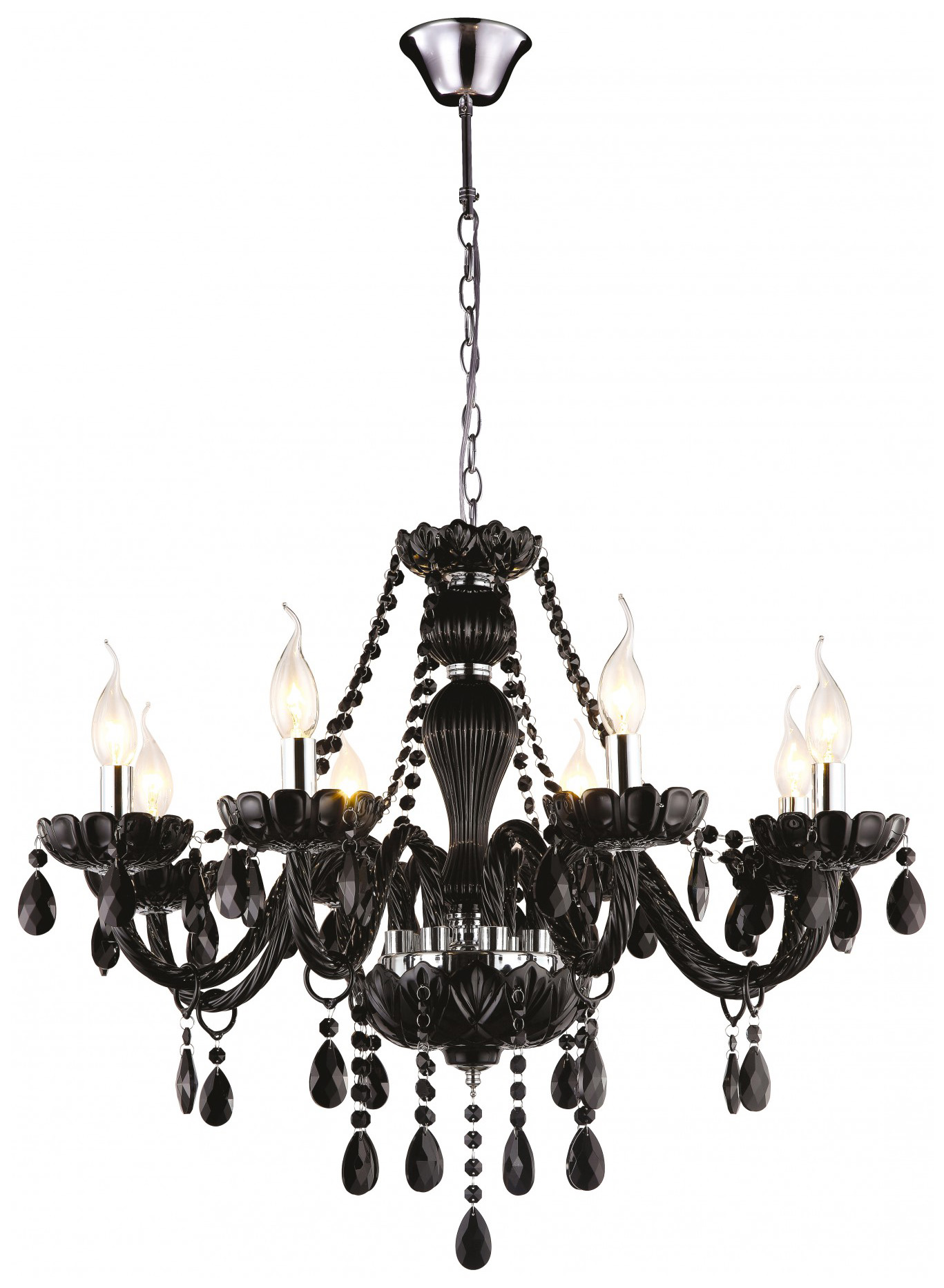 

Люстра подвесная Arte Lamp A3964LM-8BK, teatro A3964LM-8BK