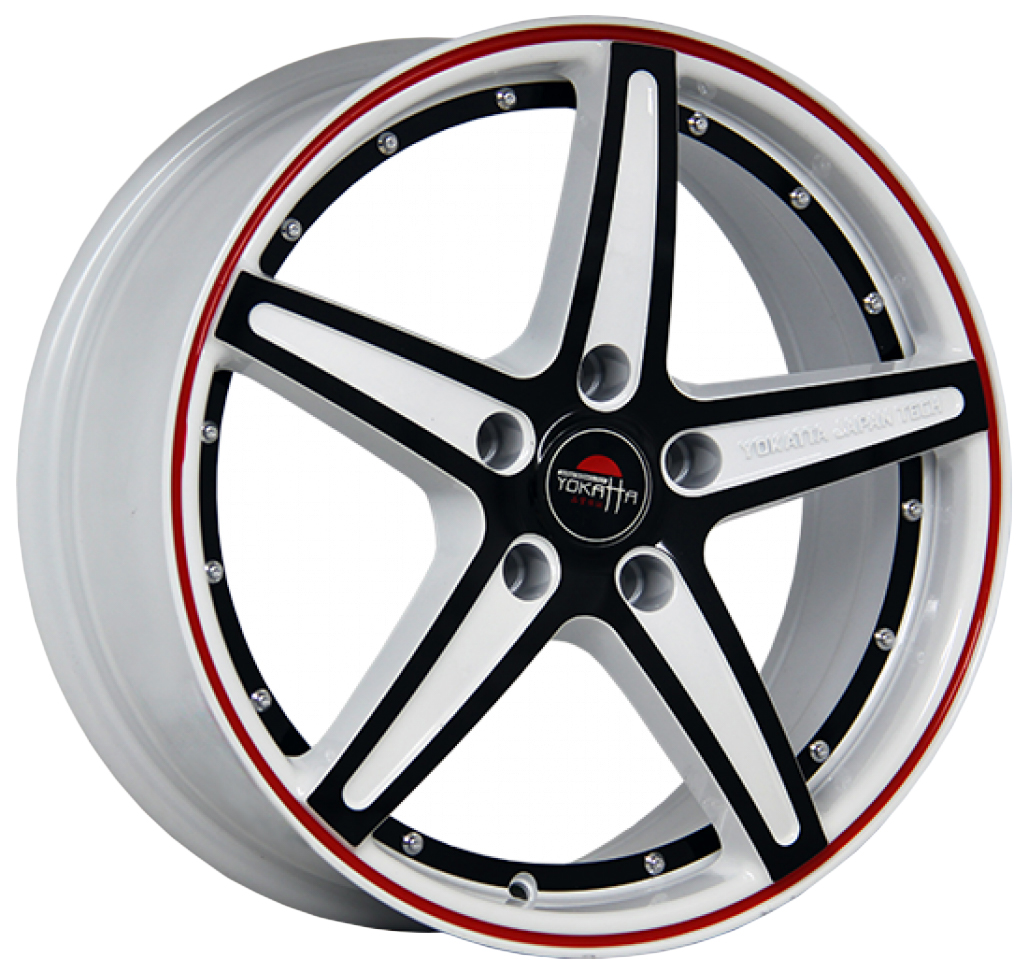 

Колесный диск YOKATTA Model-11 R16 6.5J PCD4x108 ET31 D65.1 (9130362), Белый;красный;черный, model-11