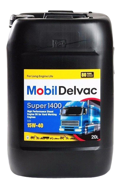 

Моторное масло Mobil Delvac Super 1400Е 15W40 20 л, Delvac Super 1400Е