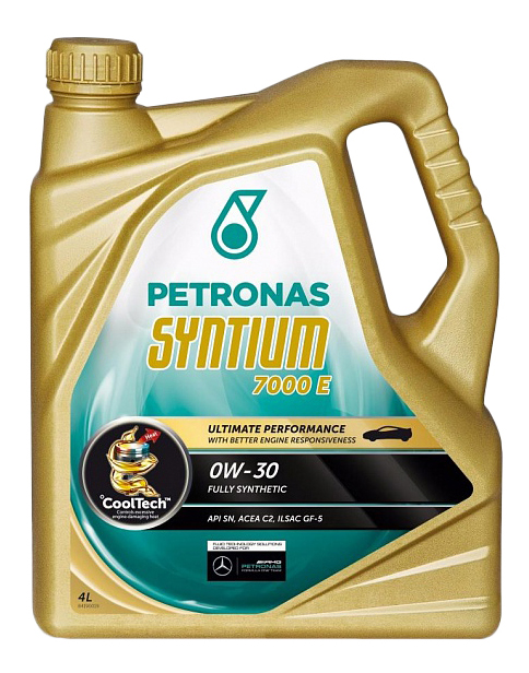 Моторное масло Petronas Syntium 7000 E 0W30 4 л