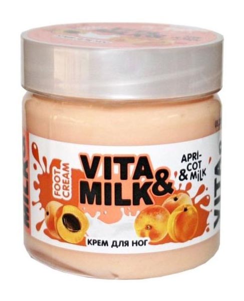 

Крем для ног Vita&Milk «Абрикос и молоко», 150 мл, абрикос и молоко