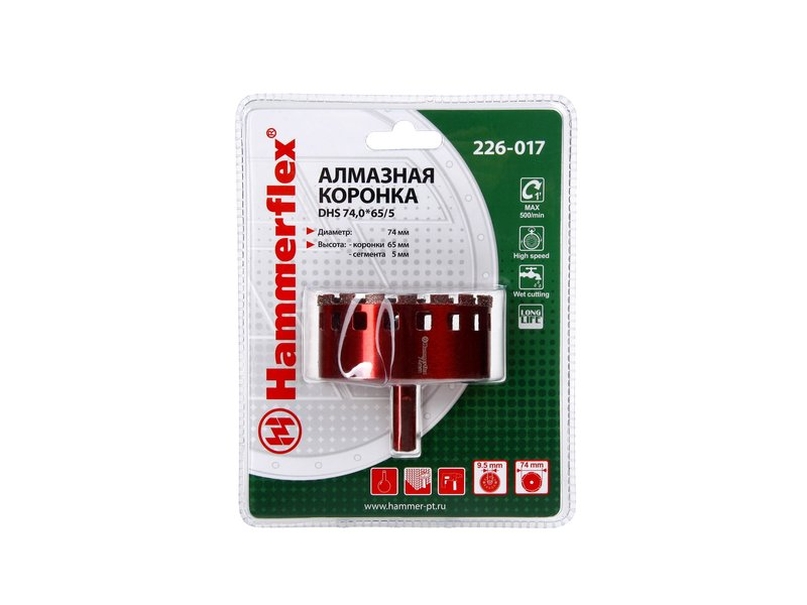 Алмазная коронка Hammer 226-017 58984