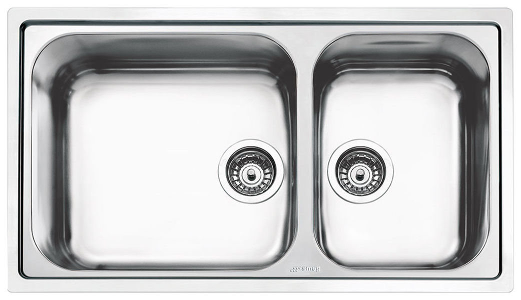 фото Мойка для кухни гранитная smeg lg862-2