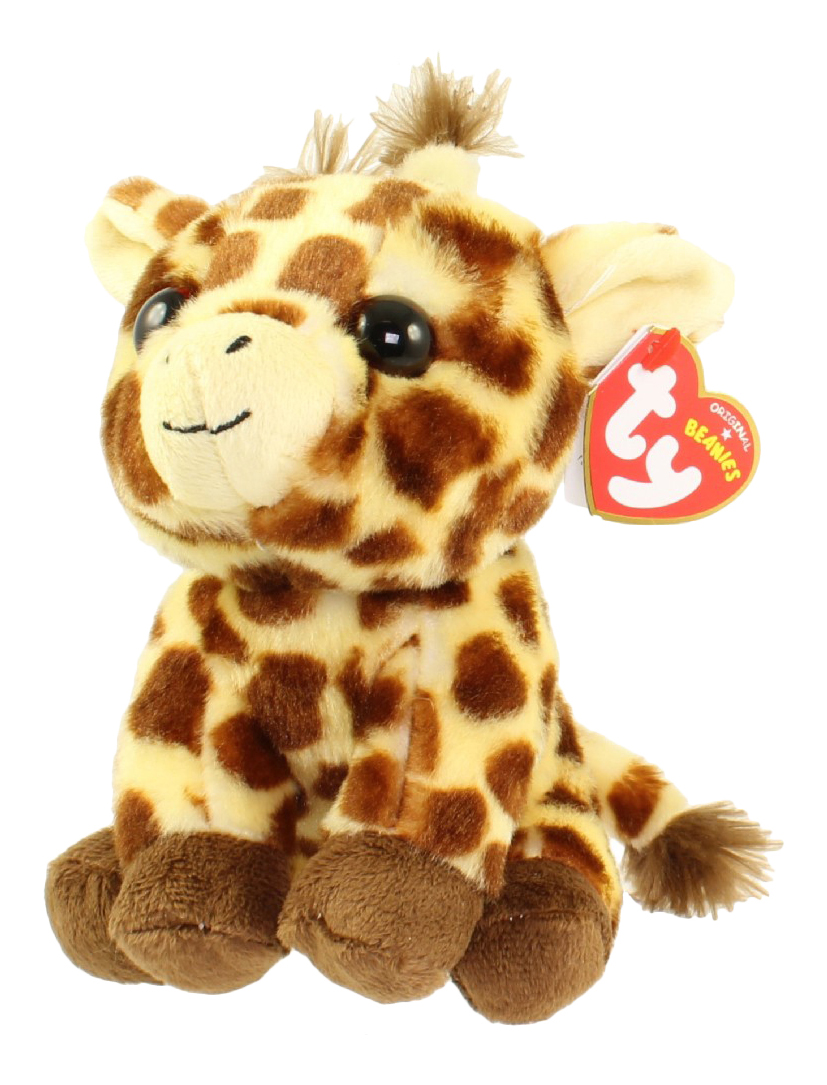 фото Мягкая игрушка ty beanie babies жираф peaches, 20 см