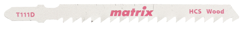 

Пилки для лобзика MATRIX по дереву 3 шт T111D, 75 x 4 мм HCS 78226, 78226