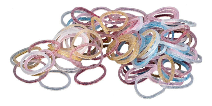 

Плетение из резинок Rainbow Loom Блестящие микс, Блестящие микс