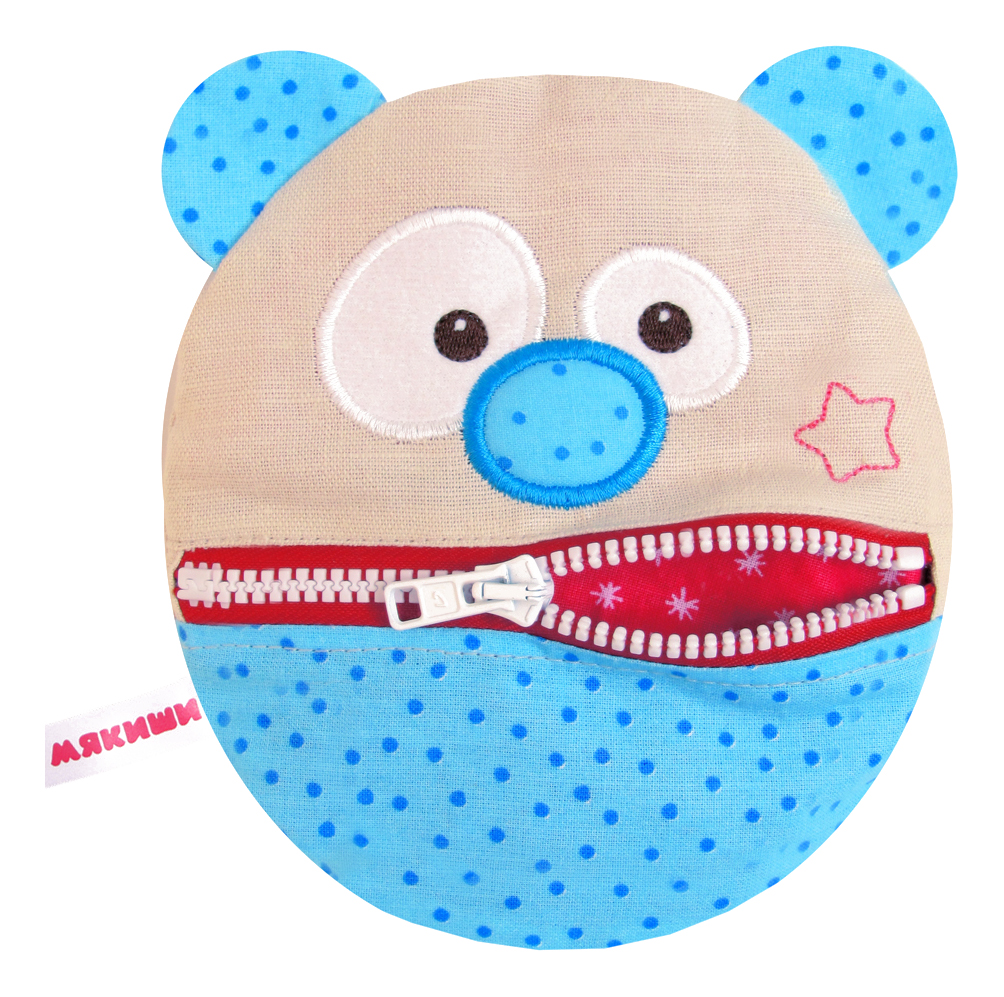 Мягкая игрушка Мякиши Медведь 18 см мягкая игрушка unaky soft toy медведь ахмед малый с шариками для мелкой моторики в голубом комбинезоне 27 см