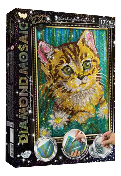 

Алмазная живопись Danko Toys Котенок DM-02-06