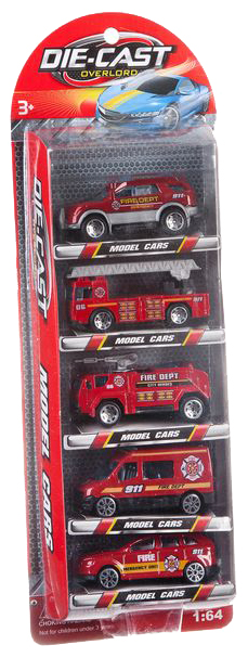 Набор пластиковых машин Gratwest набор из 5 машинок die cast А79748