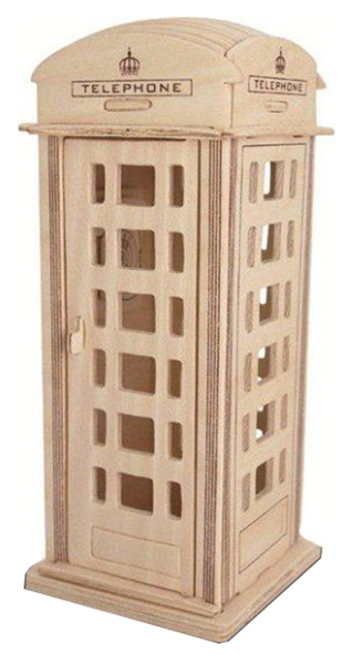 

Модели для сборки Wooden Toys Телефонная будка