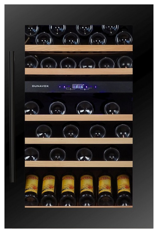

Встраиваемый винный шкаф Dunavox DX-57.146DBK Black, DX-57.146DBK
