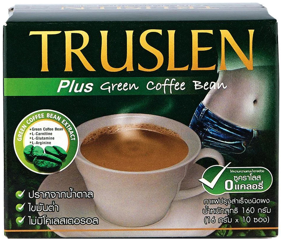 Напиток кофейный Truslen plus green coffee bean растворимый  210 г