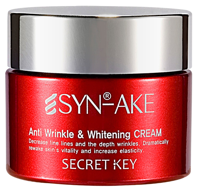 фото Крем для лица secret key syn-ake anti wrinkle & whitening cream 50 г