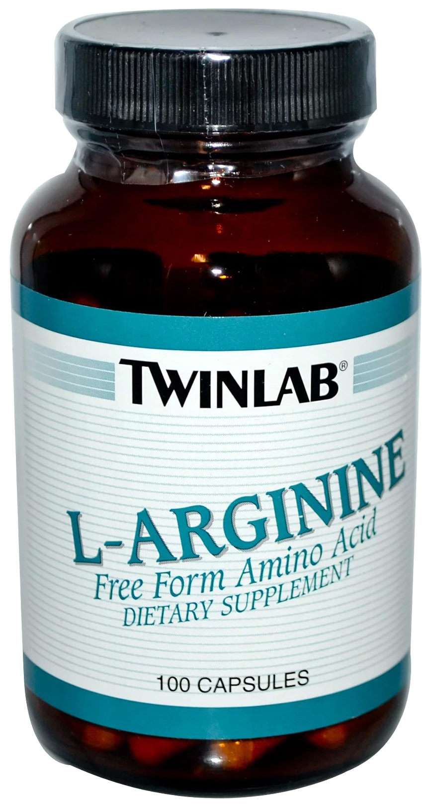 фото L-arginine/l-ornithine twinlab, 100 капсул