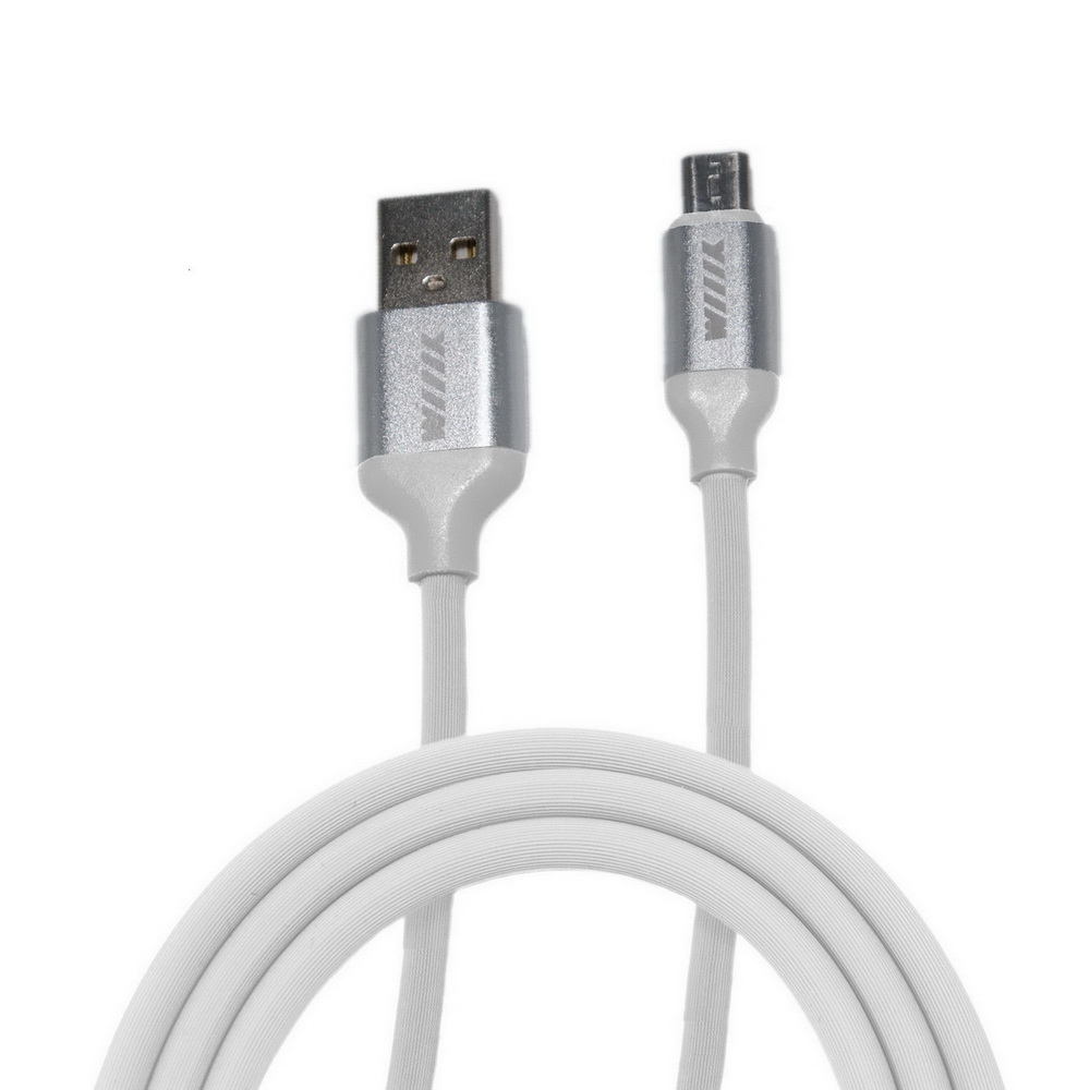 фото Кабель wiiix (cb120-umu-10s) microusb 1.2 м white