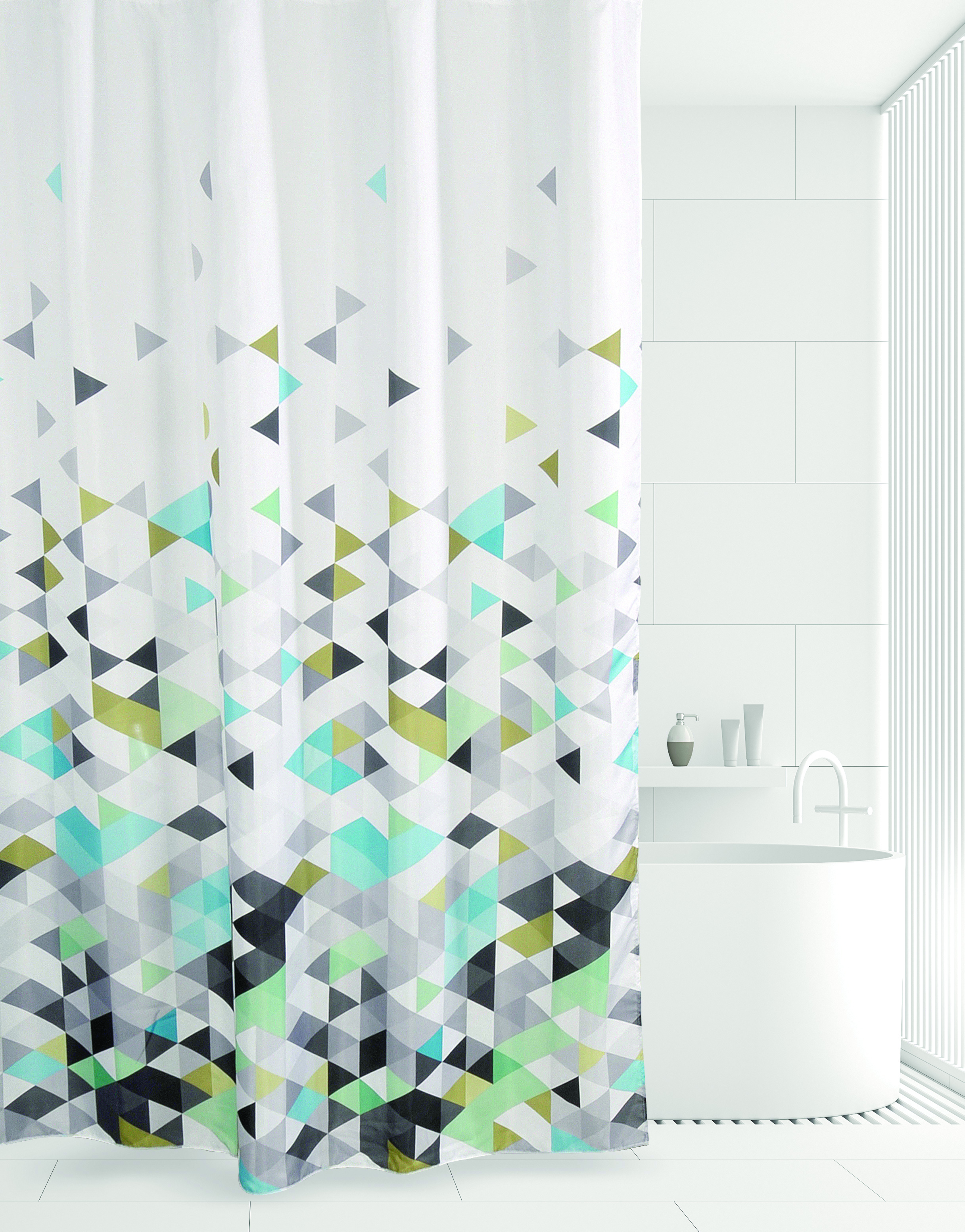 фото Штора 180х180 д/в triangular sublimation (multi) bath plus