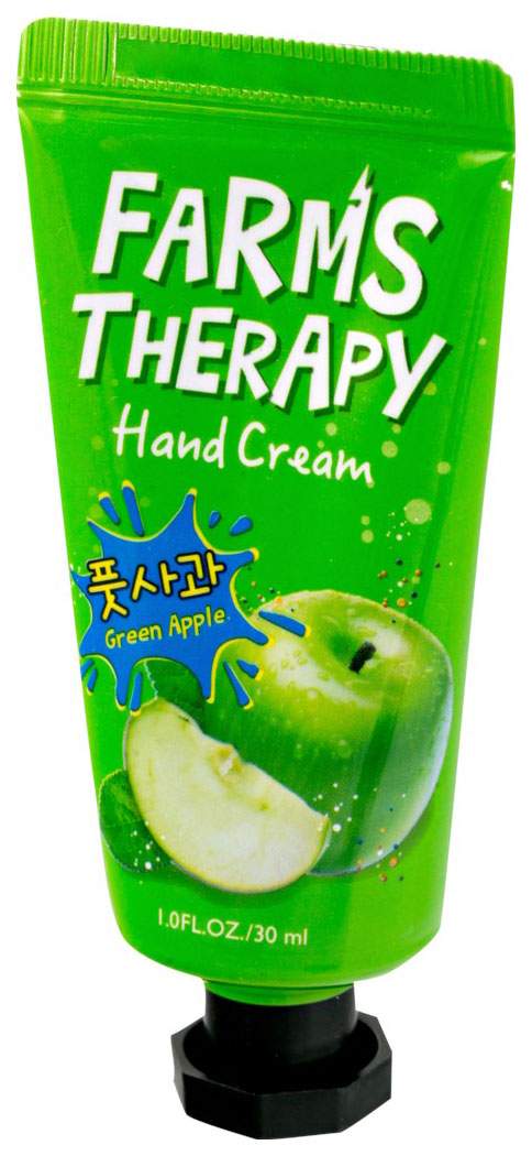 фото Крем для рук doori cosmetics farms therapy green apple 30 мл