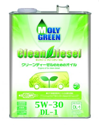 Моторное масло MOLYGREEN Clean Diesel 5W30 4л