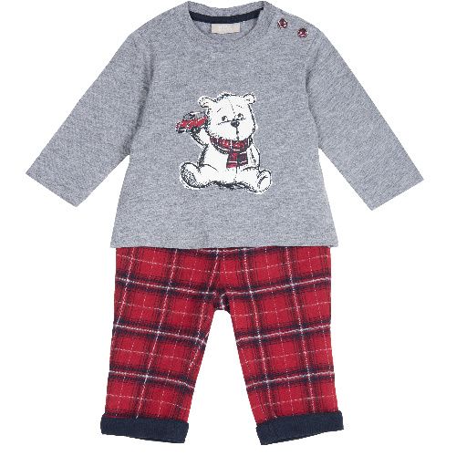 

Комплект одежды Chicco, цв. красный р.92, 9076348