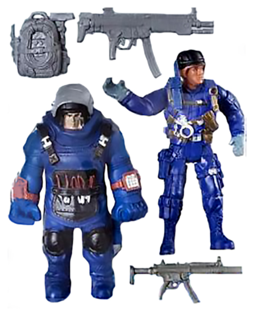 

Игровой набор Police, Серый;синий;черный