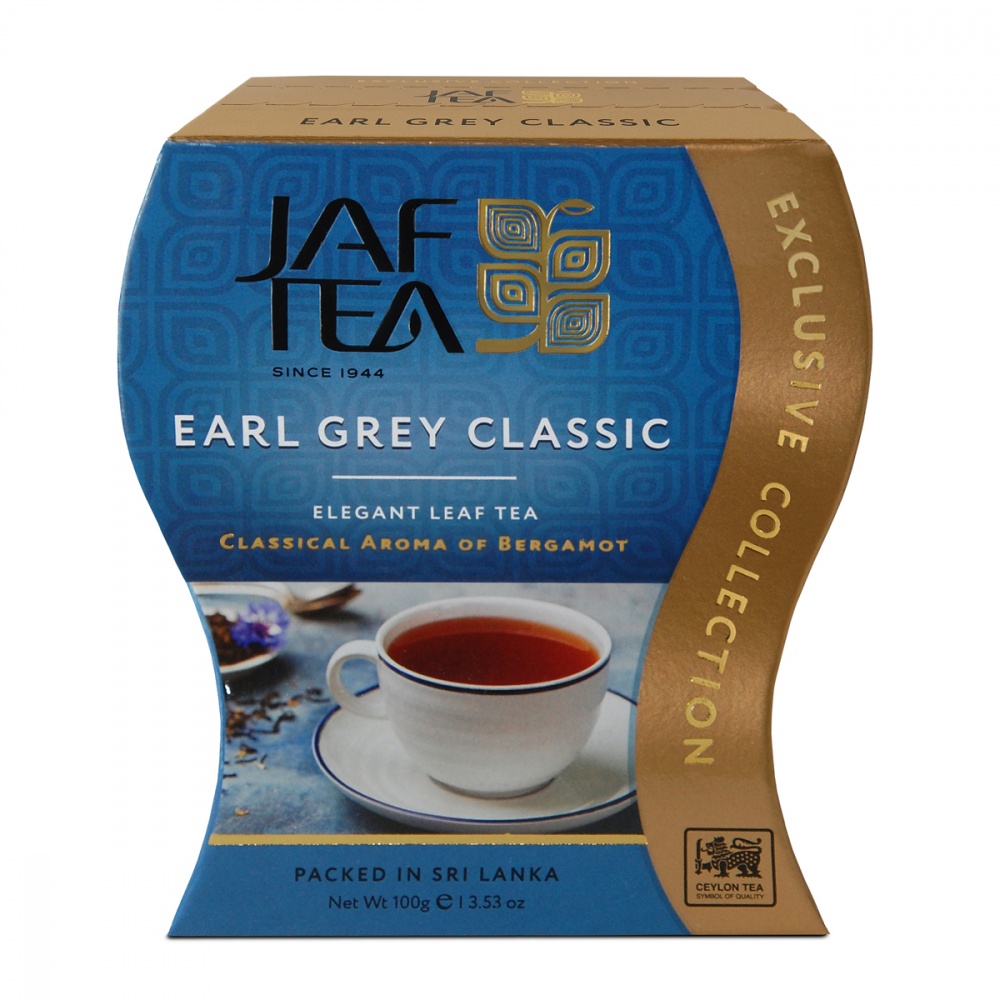 Чай Jaf Tea Earl Grey Classic черный листовой с бергамотом 100 г