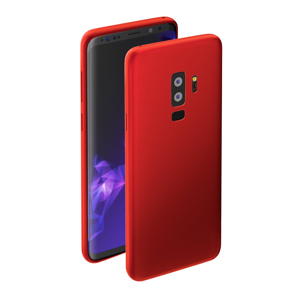 фото Чехол deppa case silk для samsung galaxy s9+ metallic red