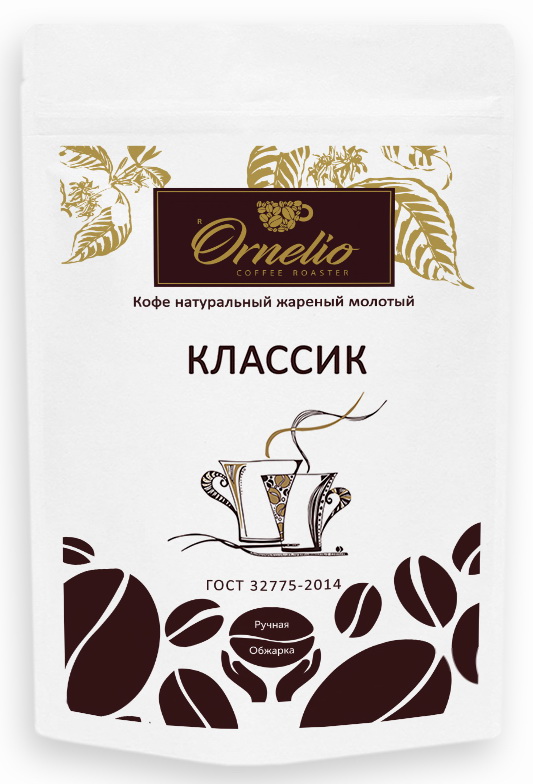 

Кофе натуральный Ornelio жареный молотый классик 250 г