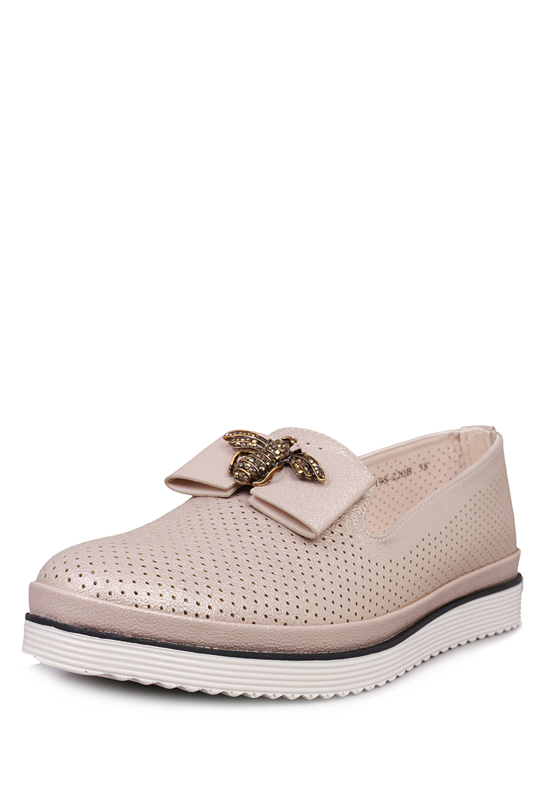 

Лоферы женские T.Taccardi b3206000 бежевые 38 RU, b3206000
