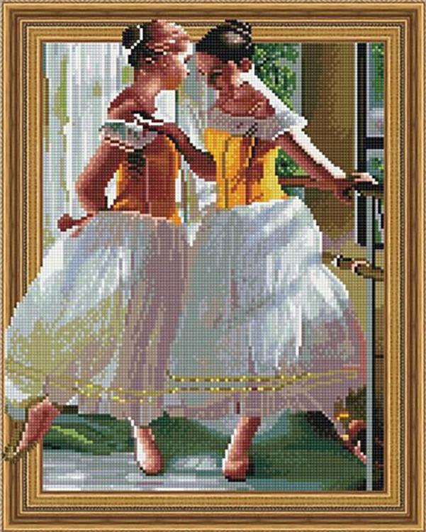 

Алмазная вышивка Molly Перед выступлением, 40x50 см, Перед выступлением