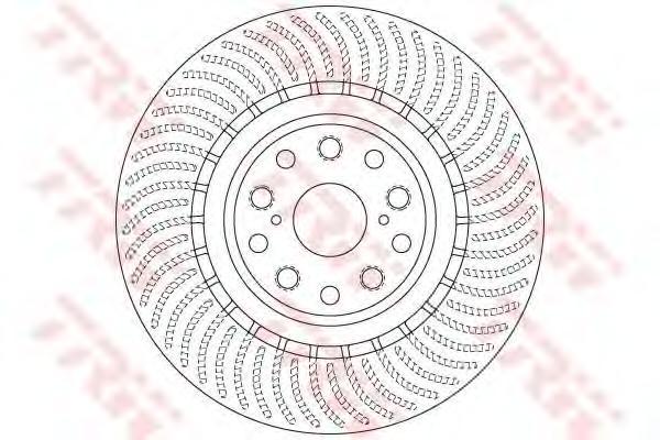 фото Тормозной диск trw/lucas df6489s