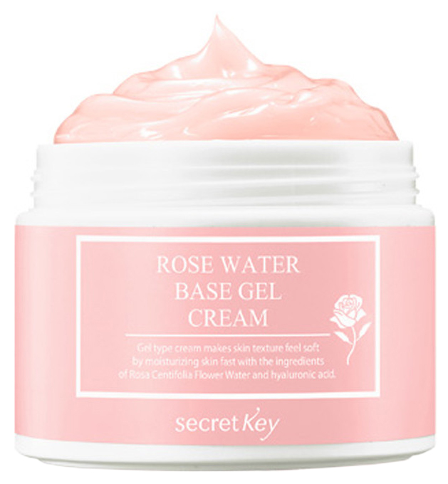

Крем для лица Secret Key Rose Water Base Gel Cream 100 г, Rose Water Base Gel Cream
