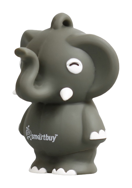 

Флешка SmartBuy Elephant 16ГБ Grey (SB16GBElpht G), Elephant