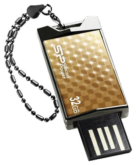 

Флешка Silicon Power Touch 851 32ГБ Gold (SP032GBUF2851V1G), Touch 851