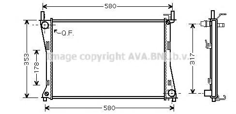 фото Радиатор ava fda2325