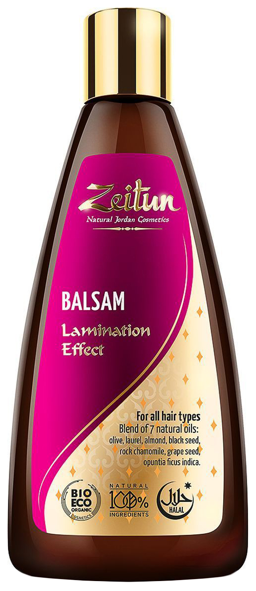 фото Бальзам для волос zeitun balsam lamination effect 250 мл