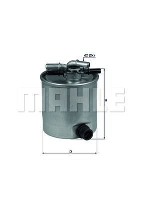 Фильтр топливный KNECHT KL 440/15