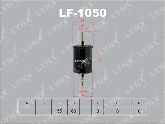 

Фильтр топливный LYNXauto LF-1050